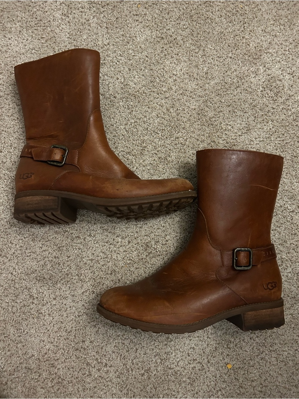 Women’s Ugg Boots winter size 10 Sherpa brown